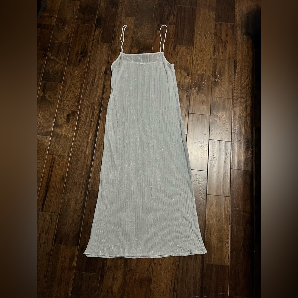 Sheer Zara Silver Dress